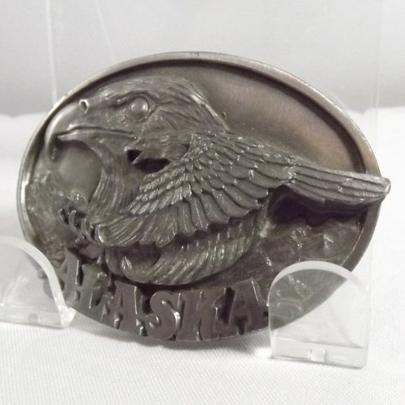 Alaska Pewter Siskiyou Belt Buckle - Picture 2 of 10